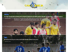 Tablet Screenshot of calciodellatuscia.it